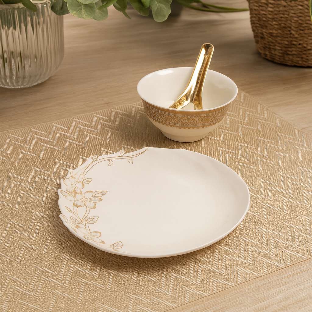 Classic Weave Dining Table Placemats Set of 6 - Homestrap