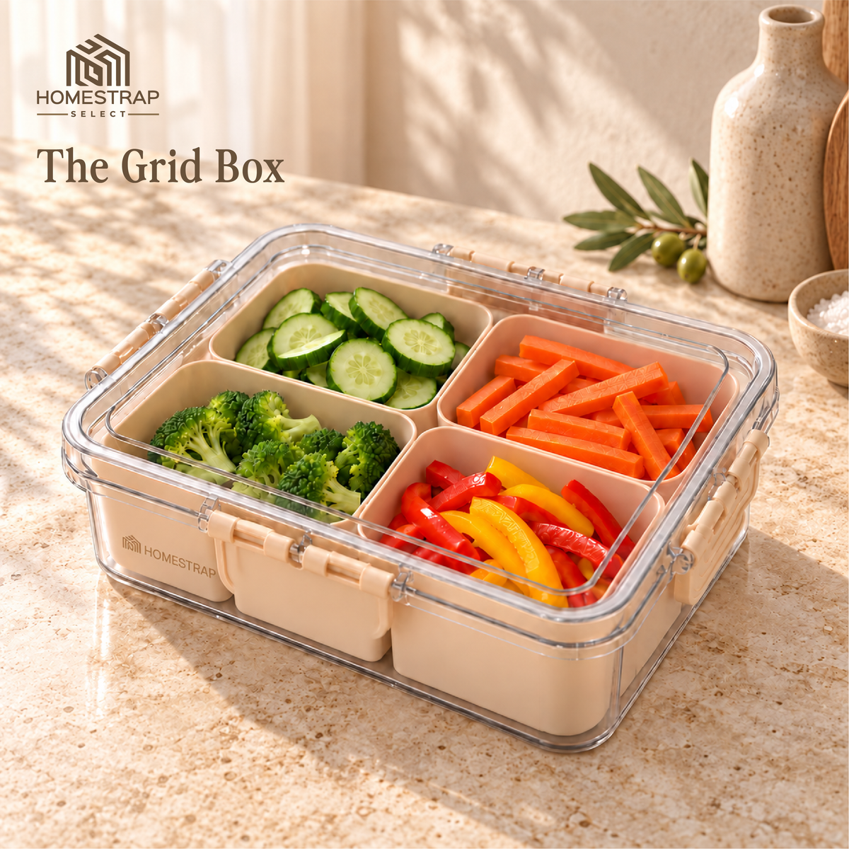 The Grid Box – Multipurpose Storage Organizer
