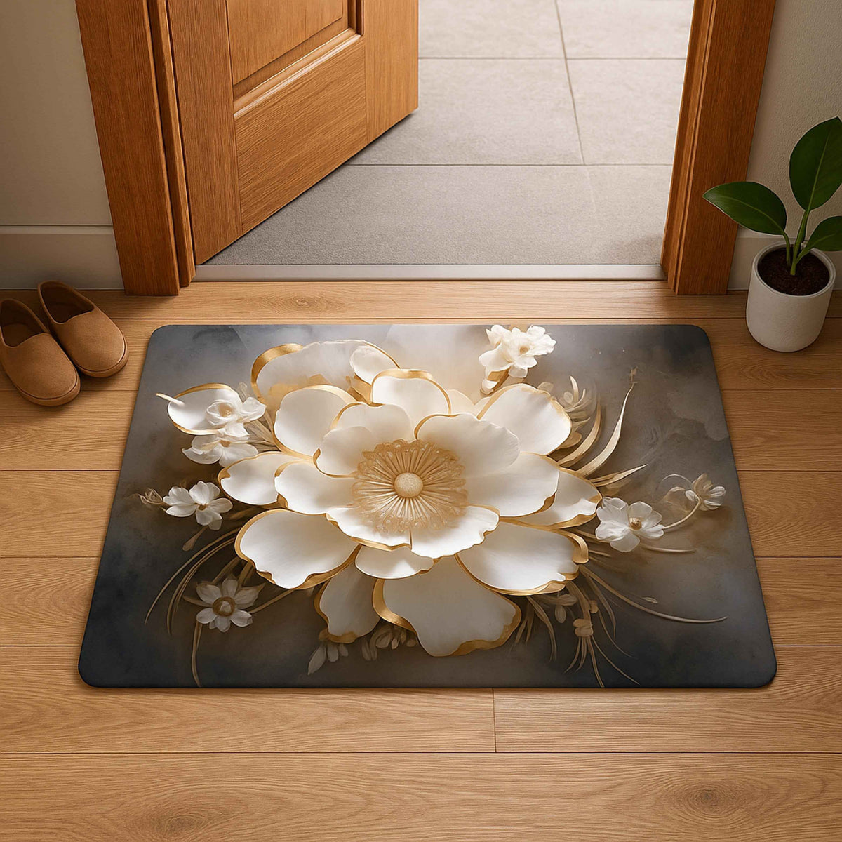 3d print anti skid floor mat Set of 2