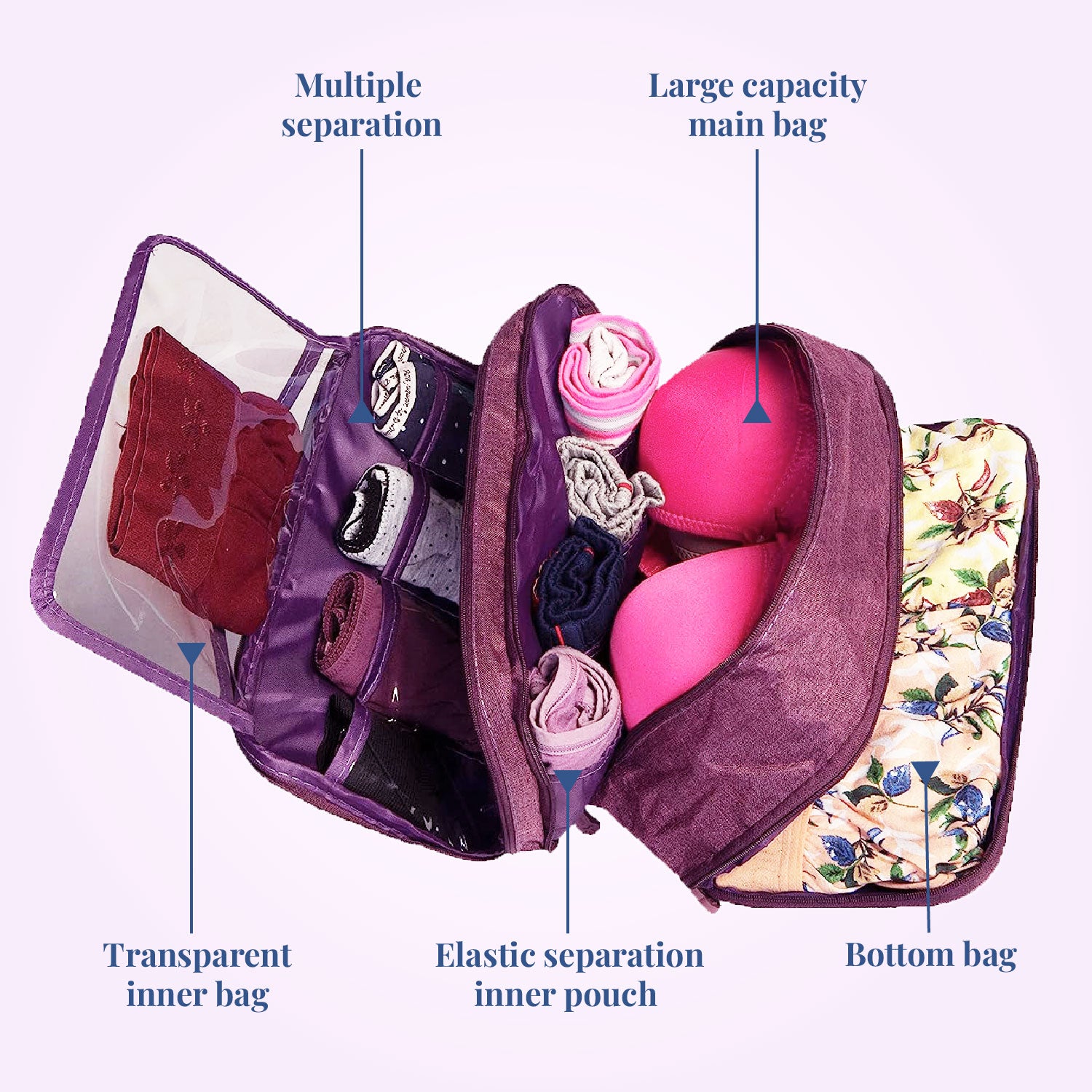 Intimate Innkeeper | Travel Undergarment Organizer