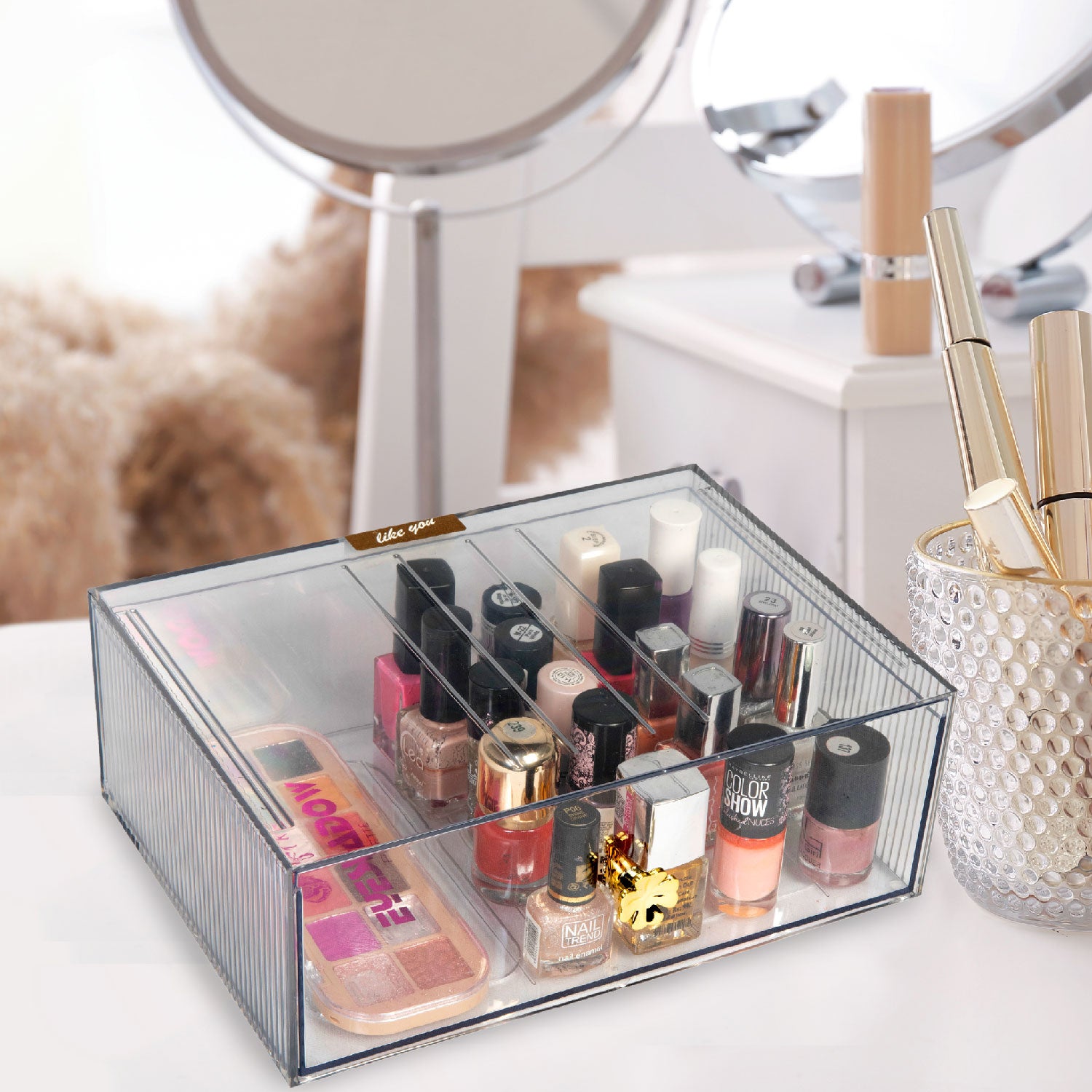 Peek-a-boo bins | Storage Organizer Case Display Boxes