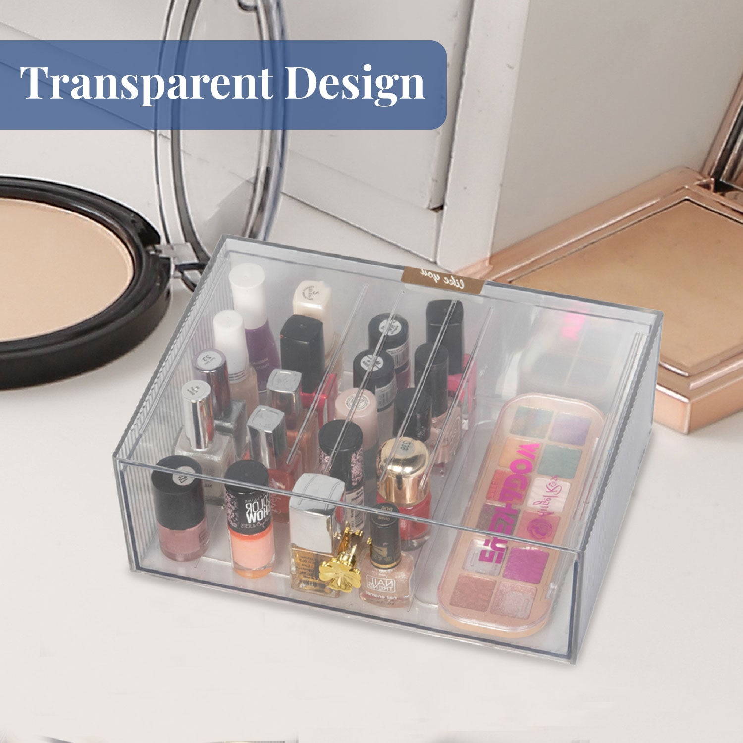 Peek-a-boo bins | Storage Organizer Case Display Boxes