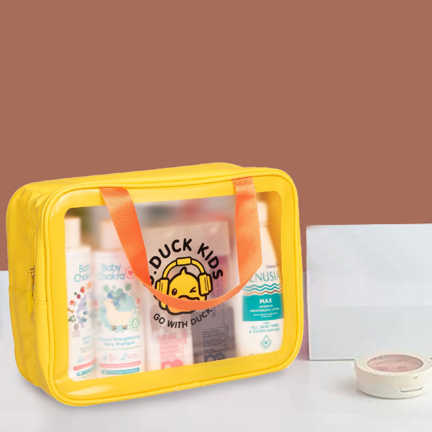 Wash and Go Case | Toiletry Travel Organizer Storage Large Pouch with Handle