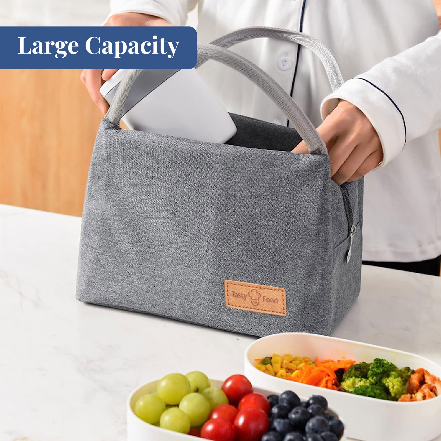 Yum yum bag | Insulated Lunch Zipper Bag