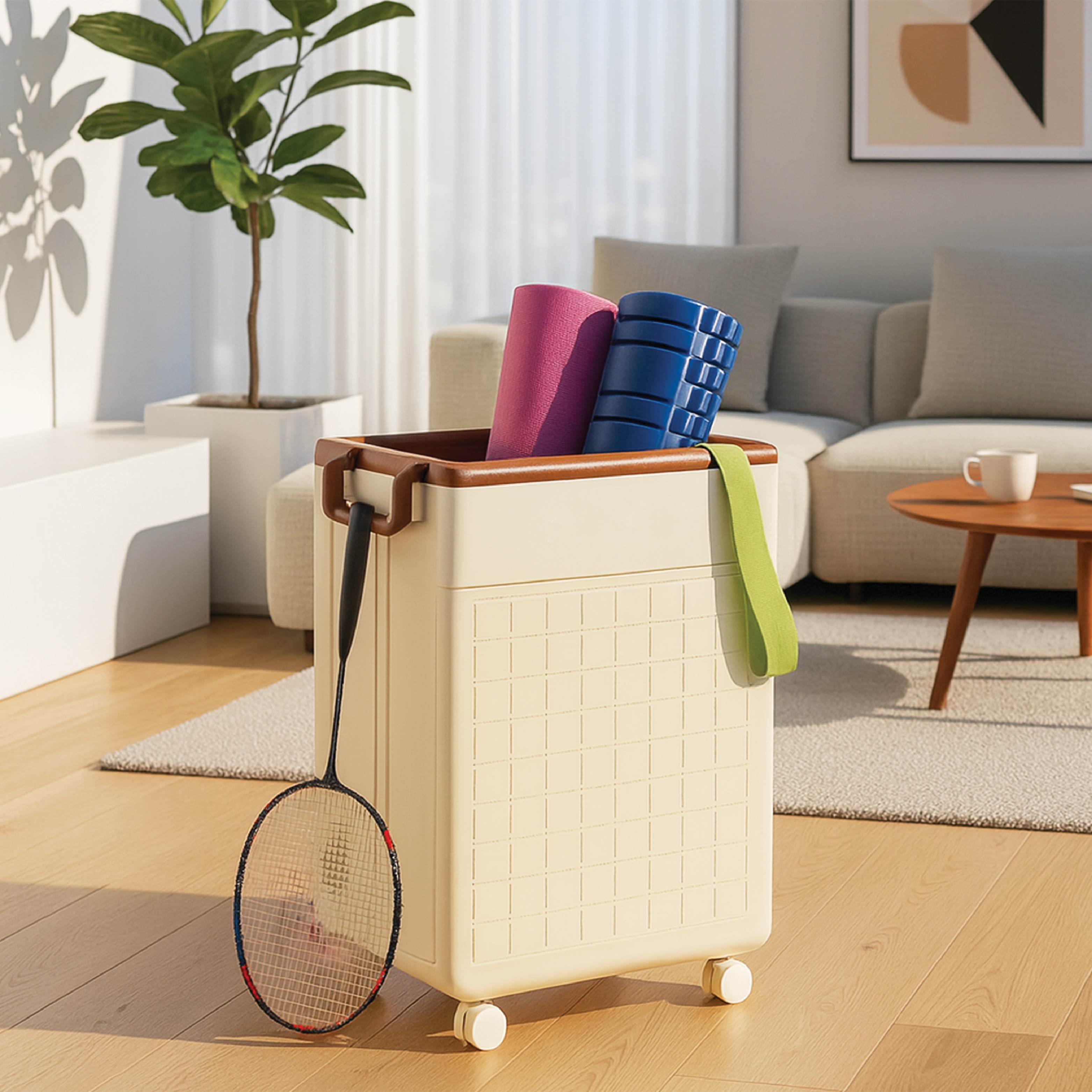 Heavy-Duty Rolling Basket