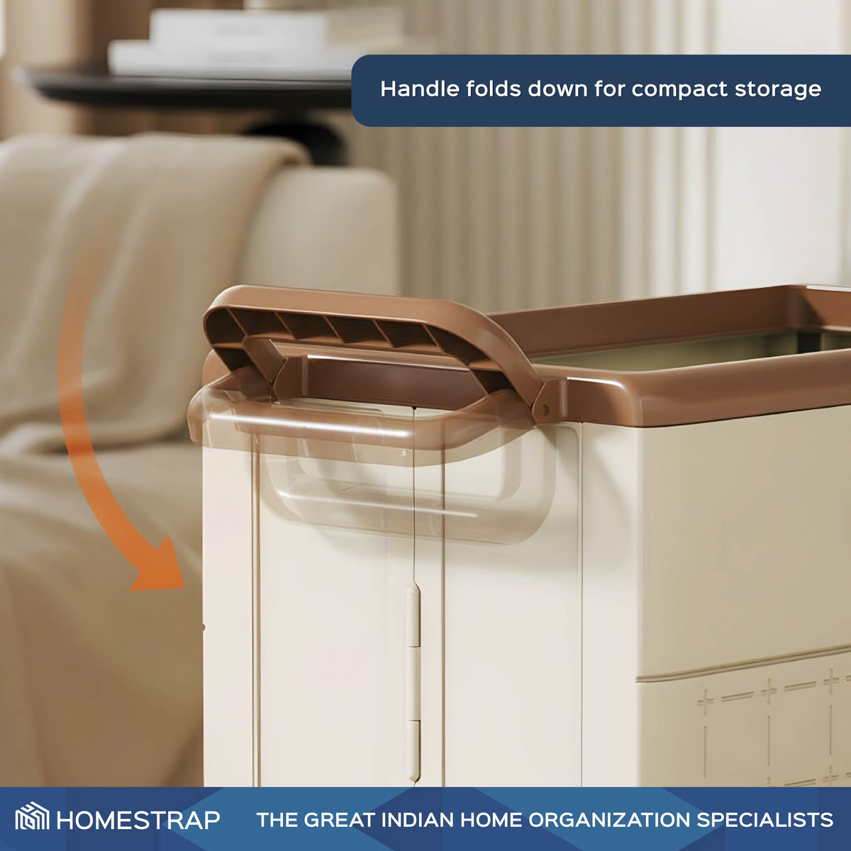 Heavy-Duty Rolling Basket - Homestrap