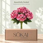 Blush Pink Hydrangea Artificial Flower Bunch