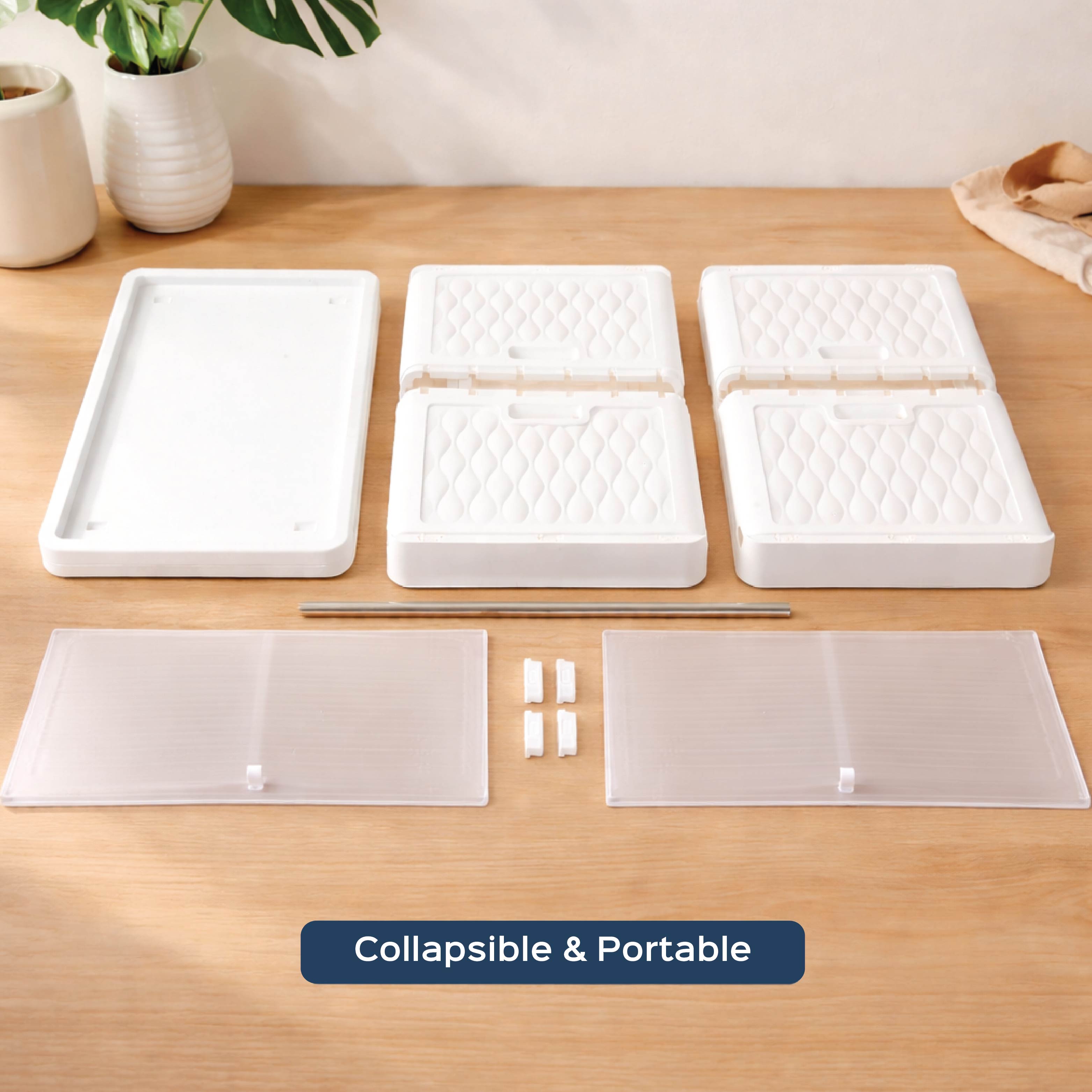 Foldable Plastic Wardrobe for Clothes