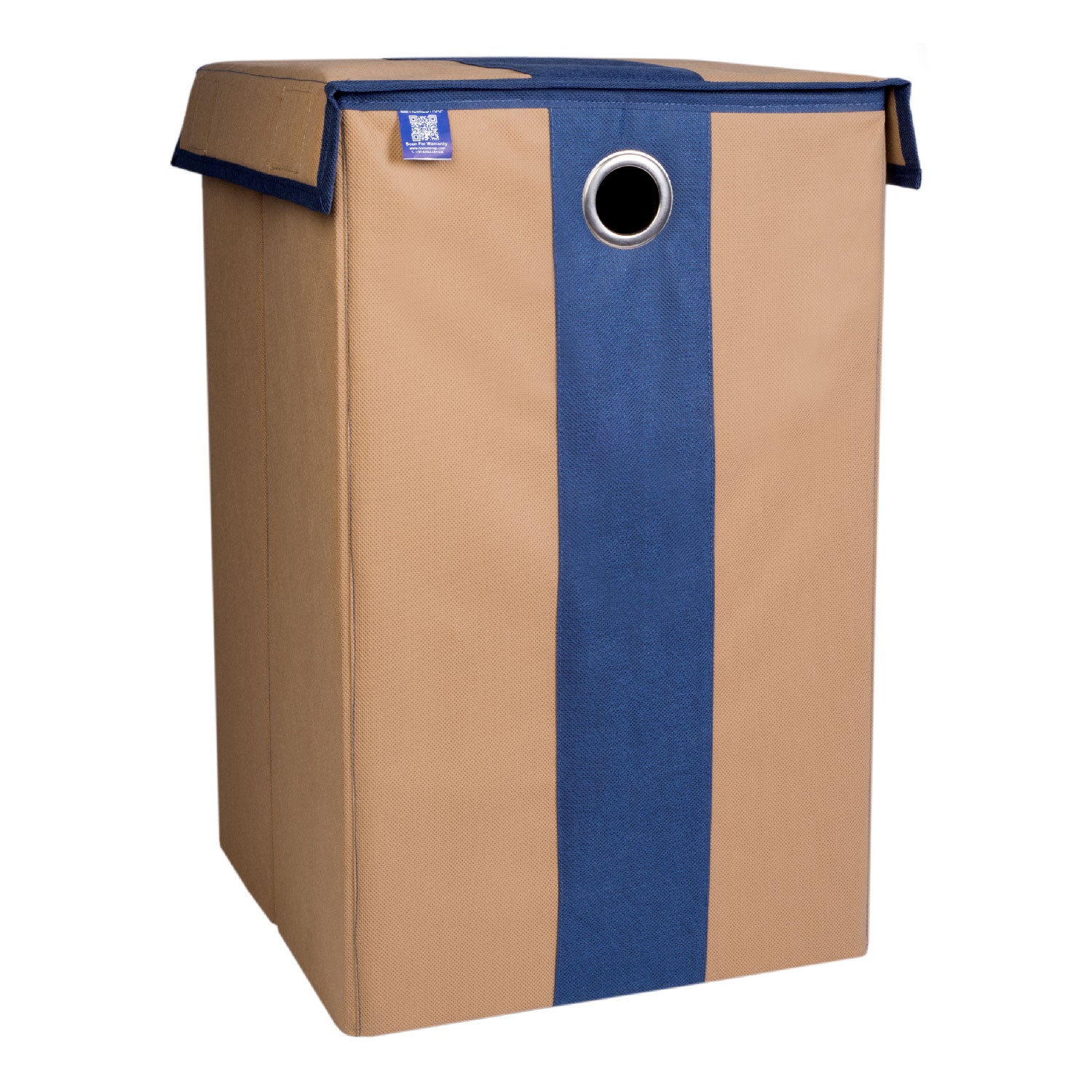 Laundry Basket with Lid Closure And Handles | Foldable | 68 Ltrs