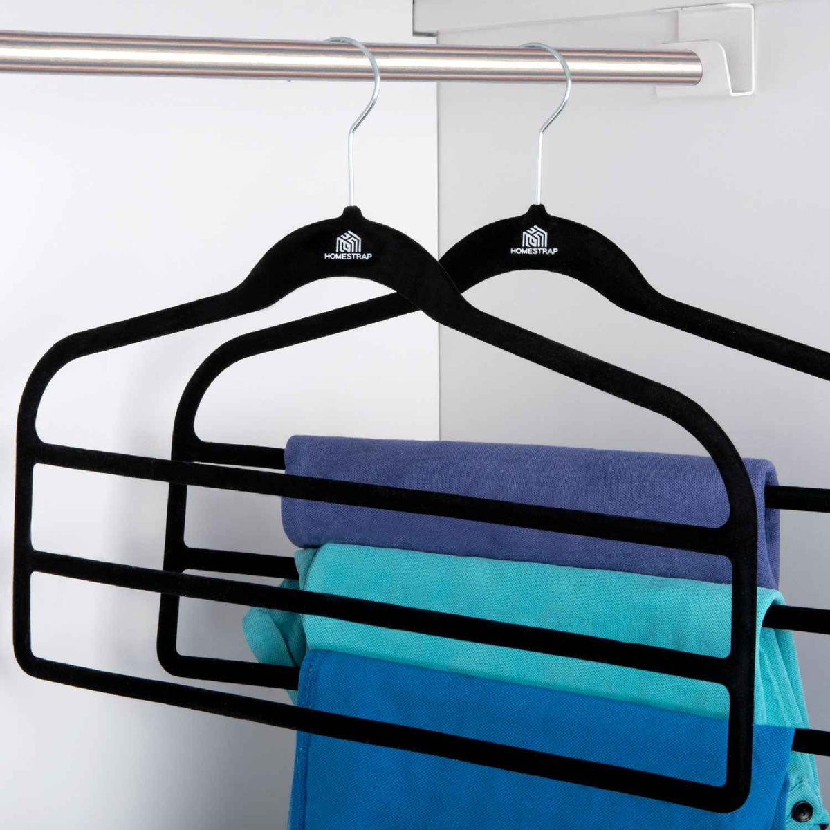 Velvet Multi Layered Hanger | 3 Layer Velvet Hanger(Set of 2)