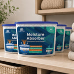 Homestrap fragrance-free moisture absorber box for cupboard, wardrobe and closet moisture control and mould prevention