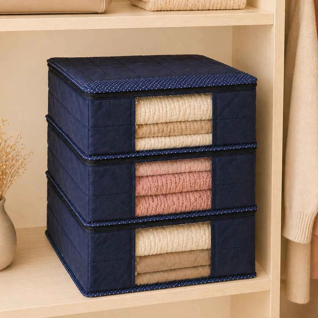 Quilted Trouser Cover | Wardrobe Clothes Organizer