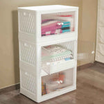 Rollin Stacker / Foldable Storage Box with Wheels (Large)