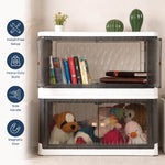 Rollin Stacker / Foldable Storage Box with Wheels (Large) - Homestrap