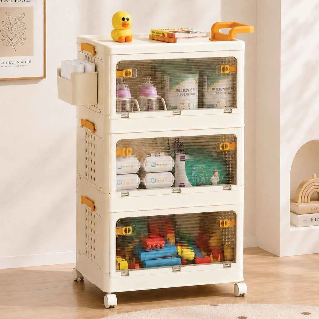 Rolling Utility Multipurpose Cabinet with Wheels