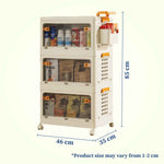 Rolling Utility Multipurpose Cabinet with Wheels