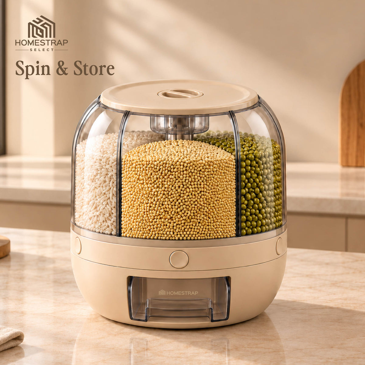 Spin & Store Grain Organizer