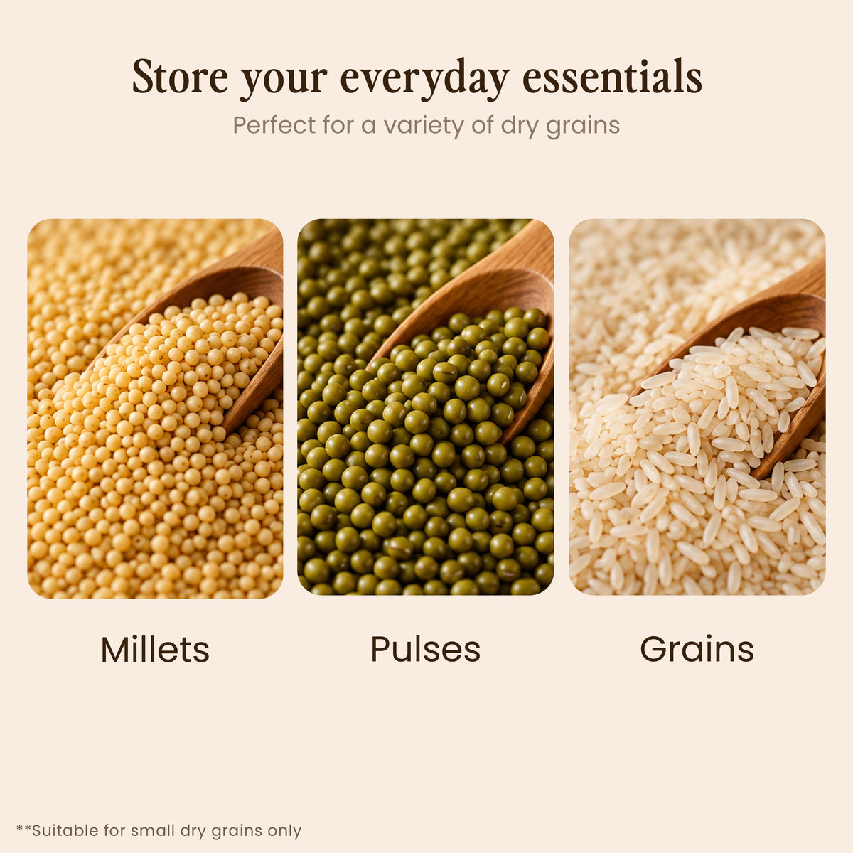 Spin & Store Grain Organizer