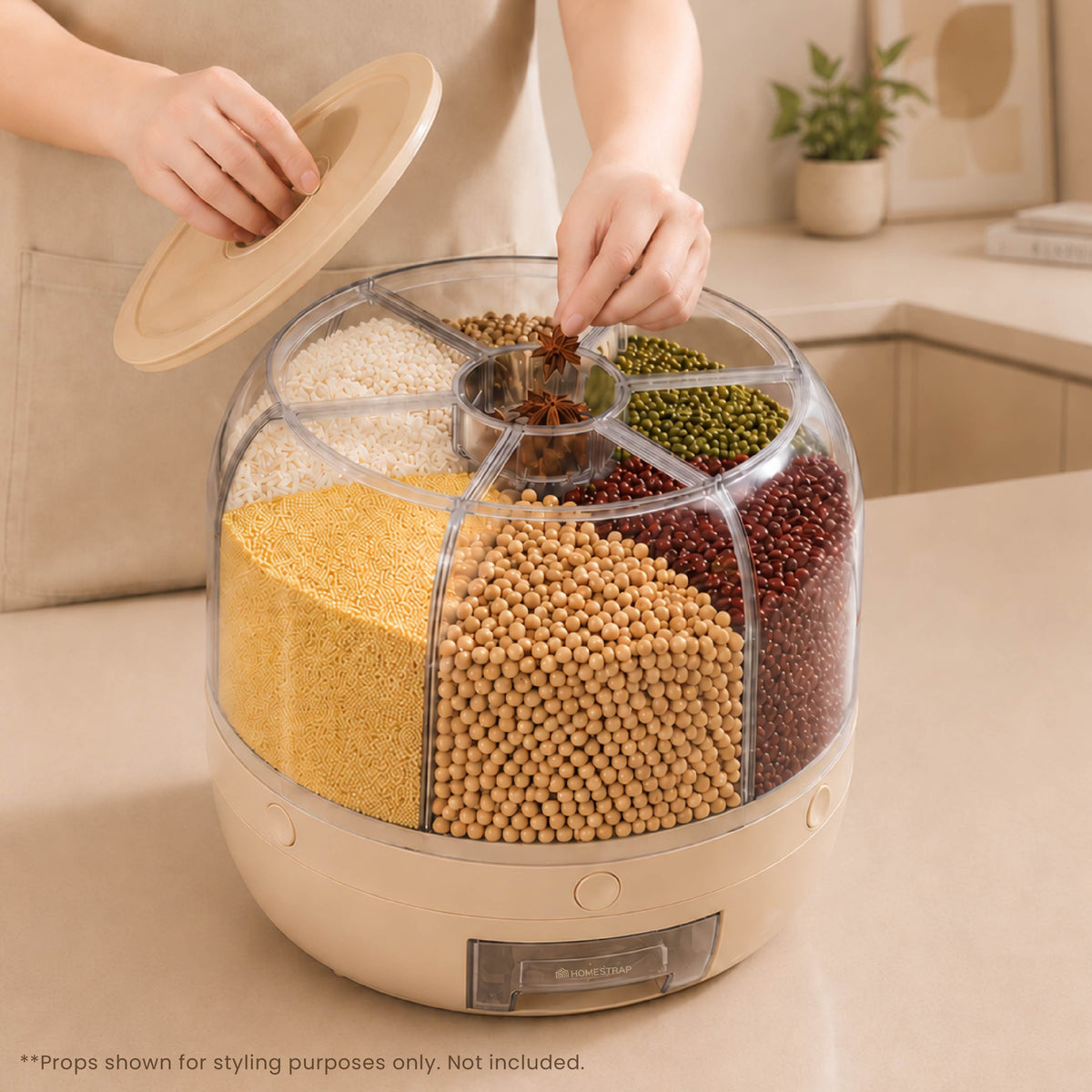 Spin & Store Grain Organizer