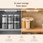 Spin & Pick – 6-Container Rotating Grain Organizer