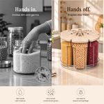 Spin & Pick – 6-Container Rotating Grain Organizer