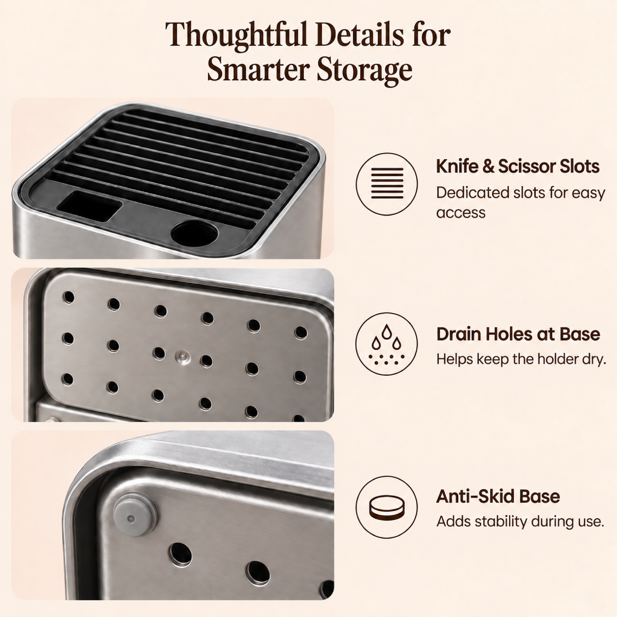The Chef’s Stand – Chopping Board & Utensil Organizer