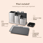 The Chef’s Stand – Chopping Board & Utensil Organizer