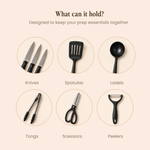 The Chef’s Stand – Chopping Board & Utensil Organizer