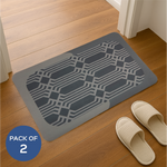 Dual-Tone Anti Slip Floor Mat Set of 2