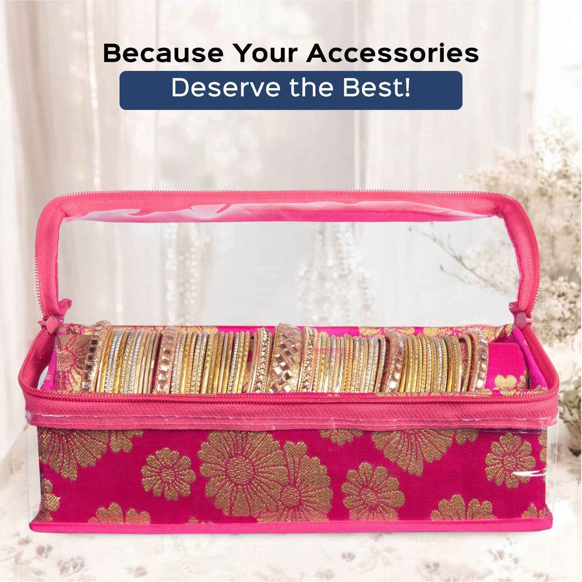 Brocade Bangle Storage Box, Bangle Organizer