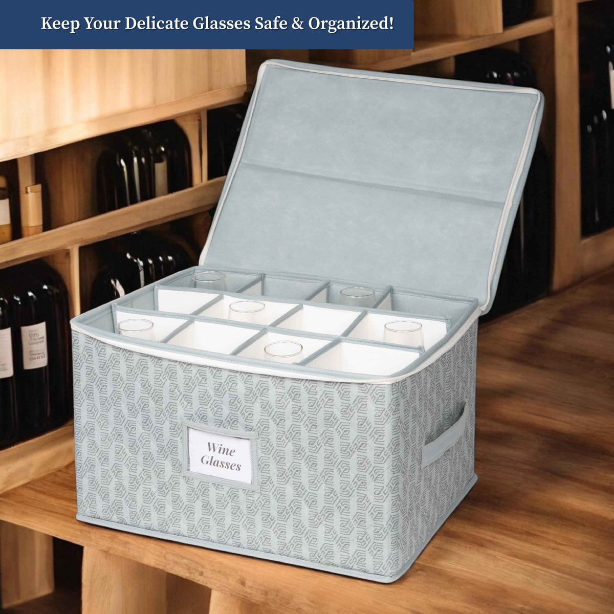 Wine Glass & Stemware Organizer