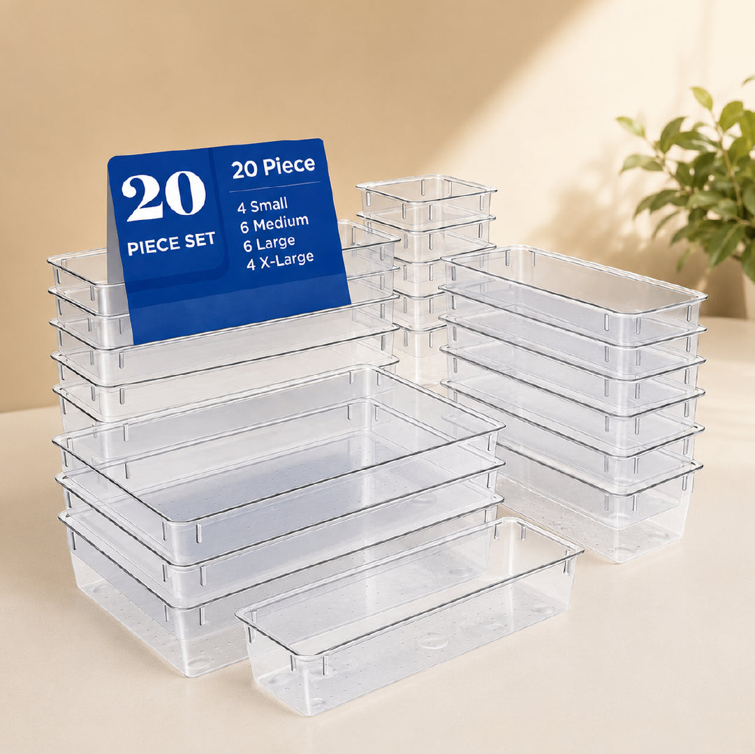 Acrylic Drawer Organizer Set of 20