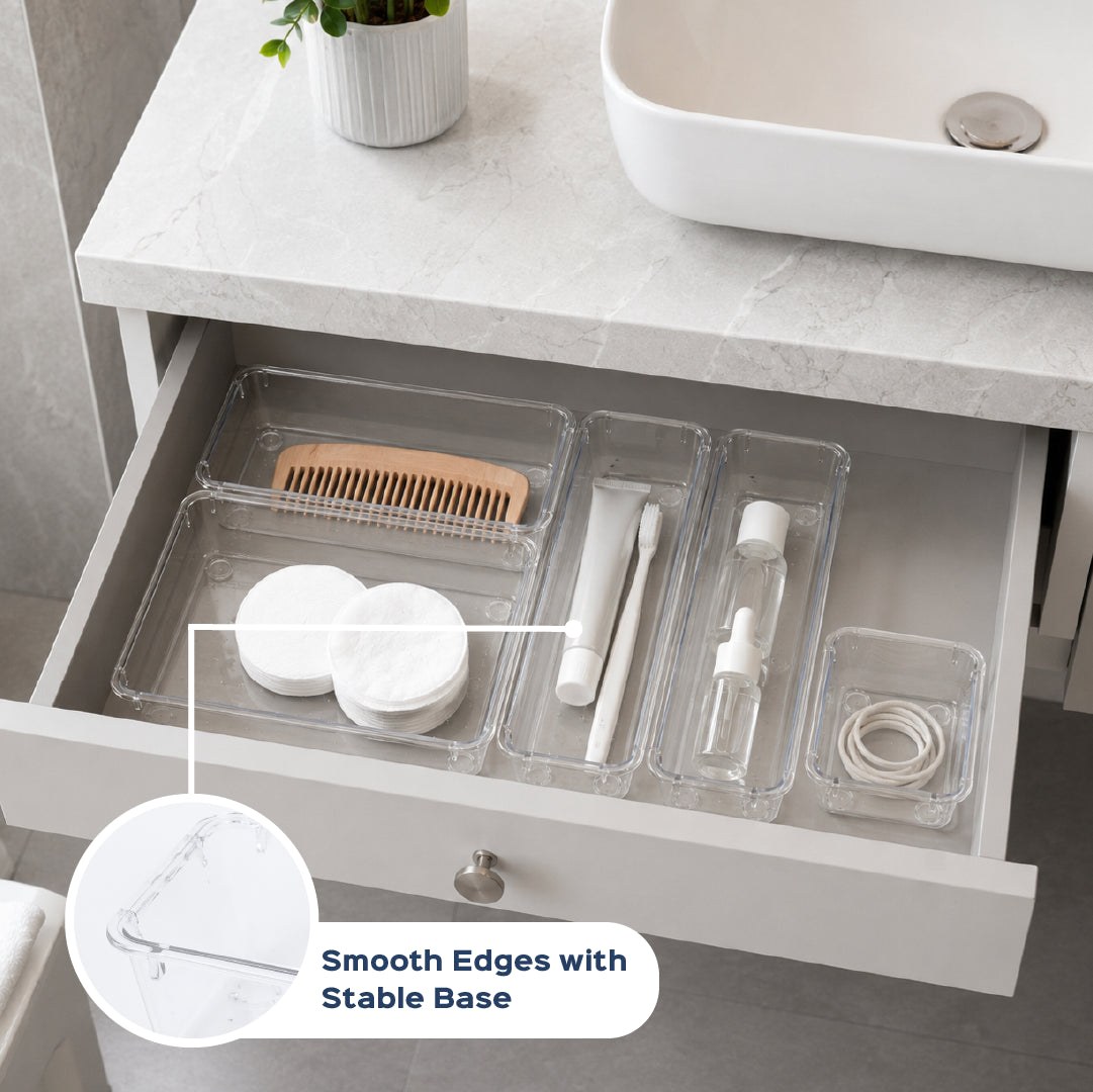 Acrylic Drawer Organizer Set of 20 - Homestrap