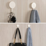 Round Self Adhesive 2 Wall Hooks|Set of 2 - Homestrap