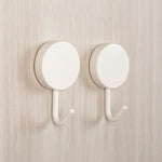 Round Self Adhesive 2 Wall Hooks|Set of 2 - Homestrap