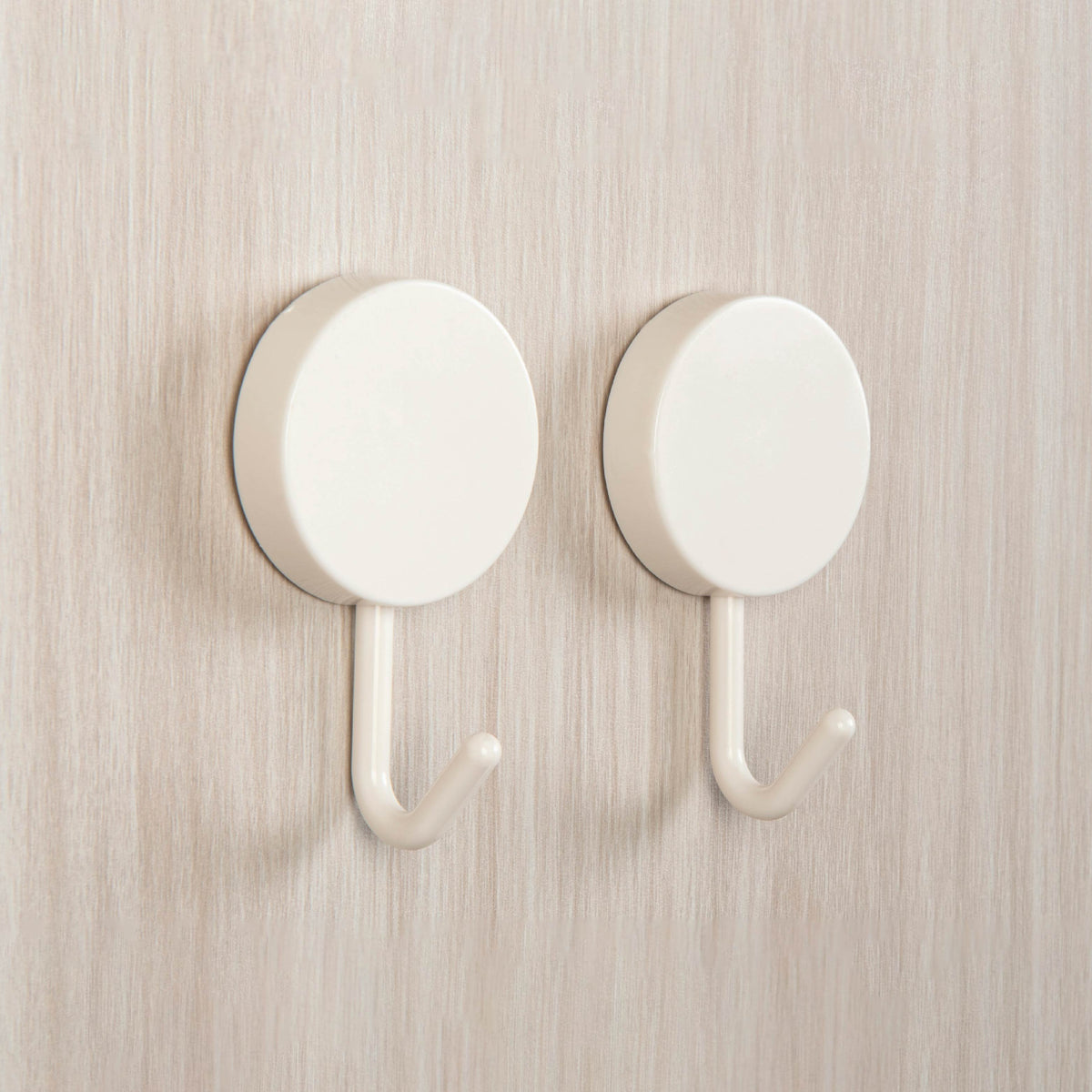 Round Self Adhesive 2 Wall Hooks|Set of 2 - Homestrap