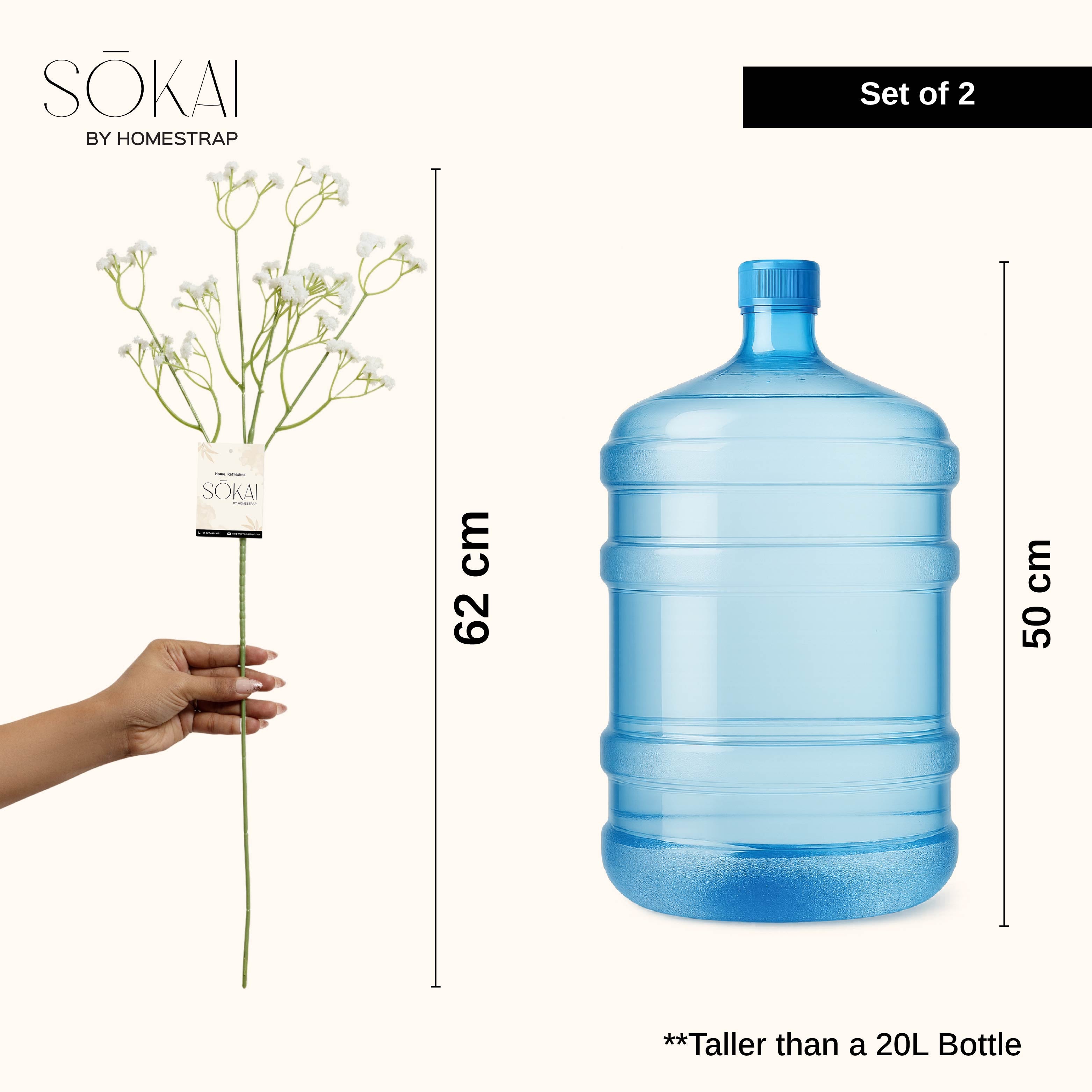 Sokai Baby Breath Flower Sticks – Set of 6
