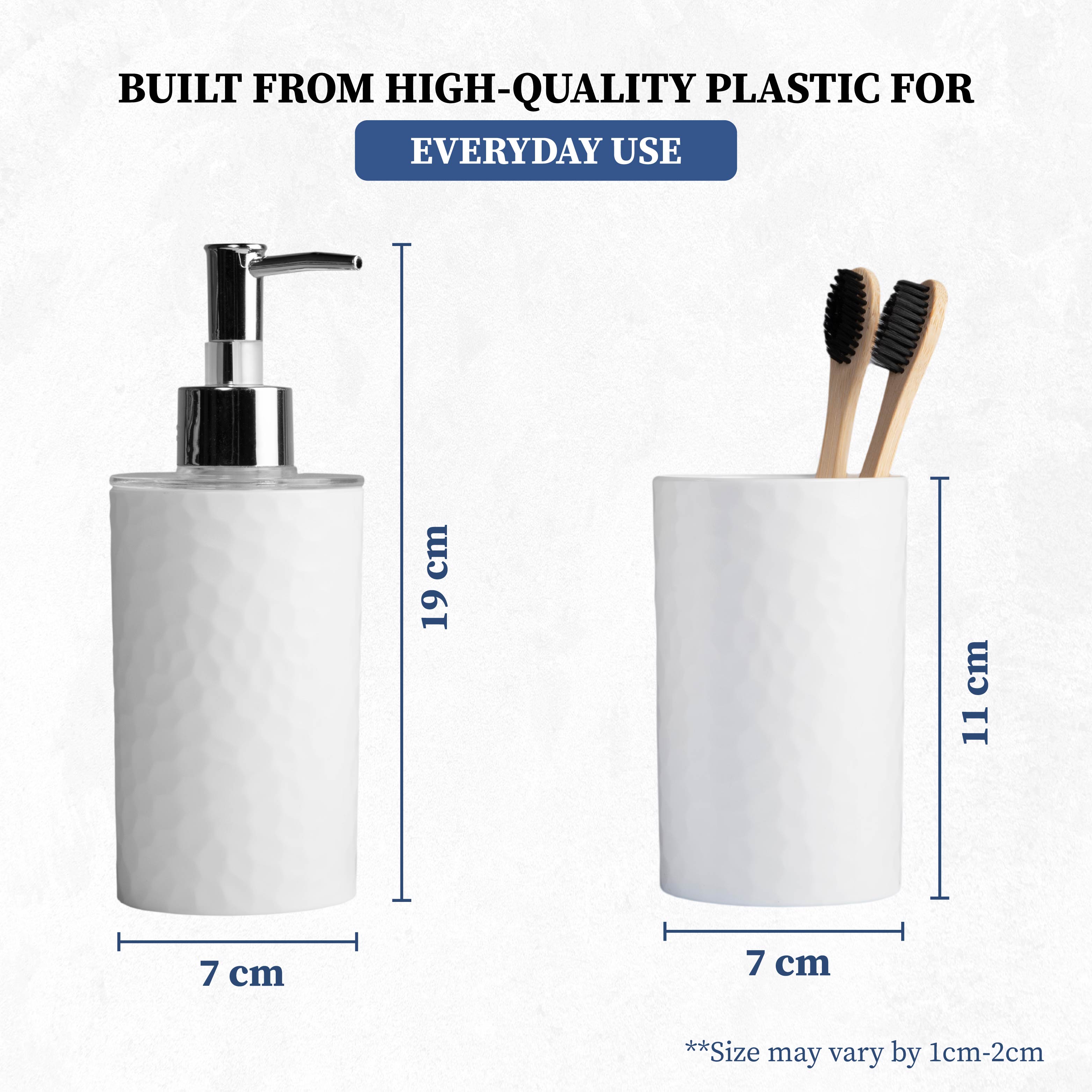 Soap Dispenser and Tumbler Set