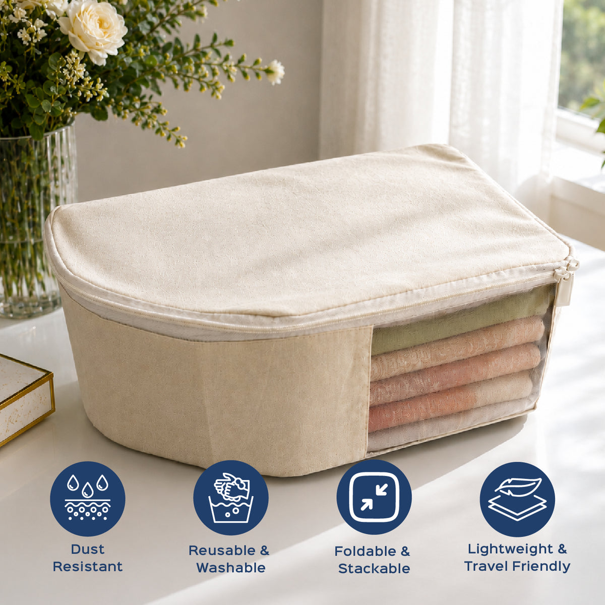 Cotton Blouse Storage Organizer - Homestrap