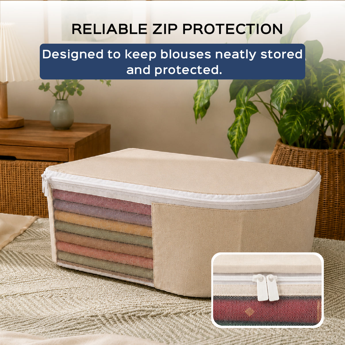Cotton Blouse Storage Organizer - Homestrap