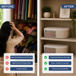 Cotton Blouse Storage Organizer - Homestrap