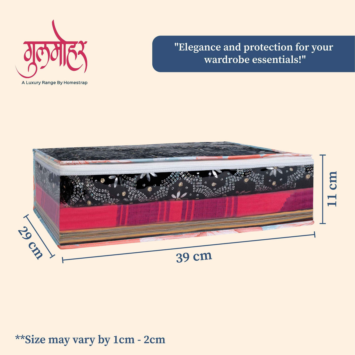 Gulmohar  Clothes Cover Organizer
