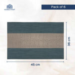 Jacquard Dining Table Placemats Set of 6