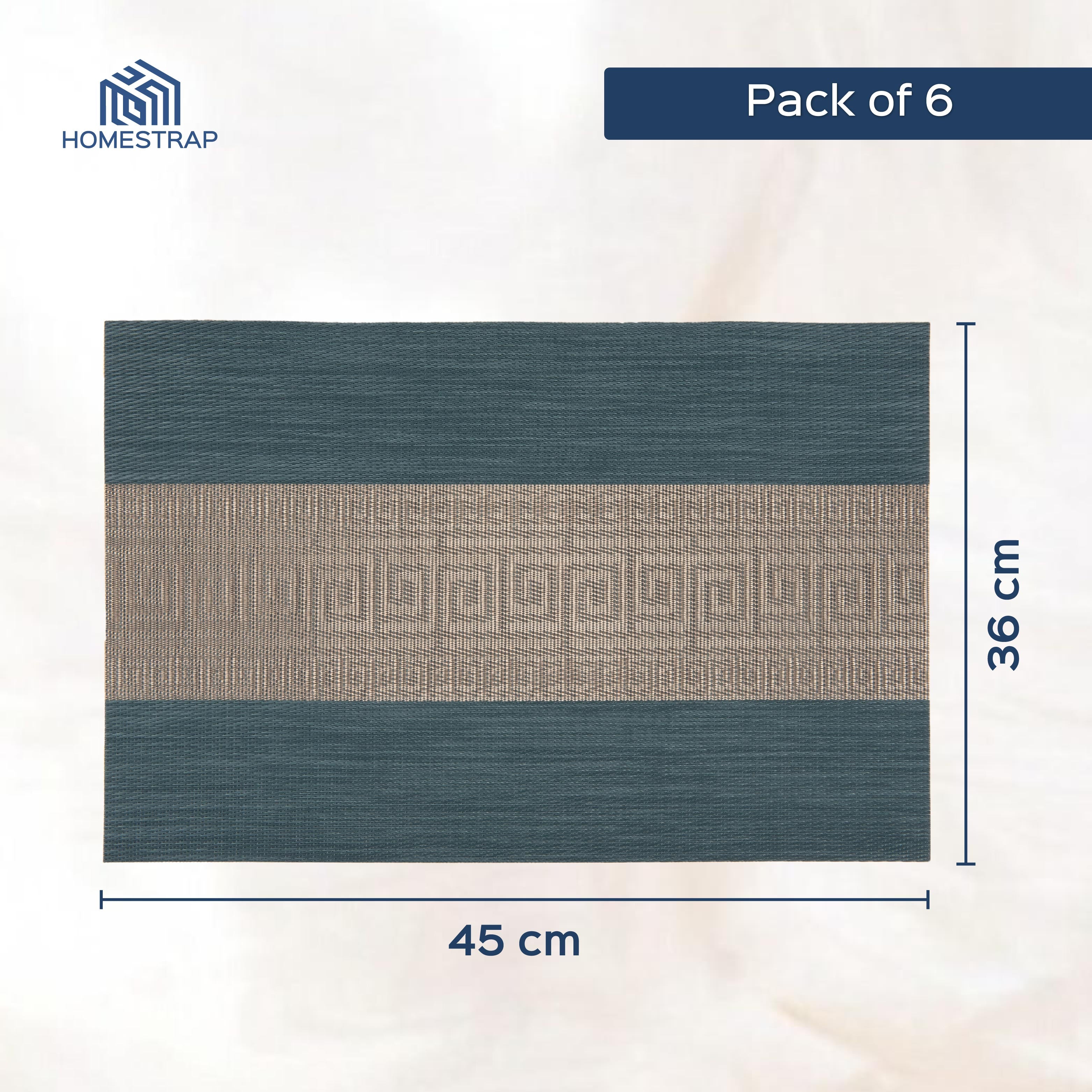 Jacquard Dining Table Placemats Set of 6