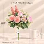 Blush Garden Mixed Artificial Flower Bouquet