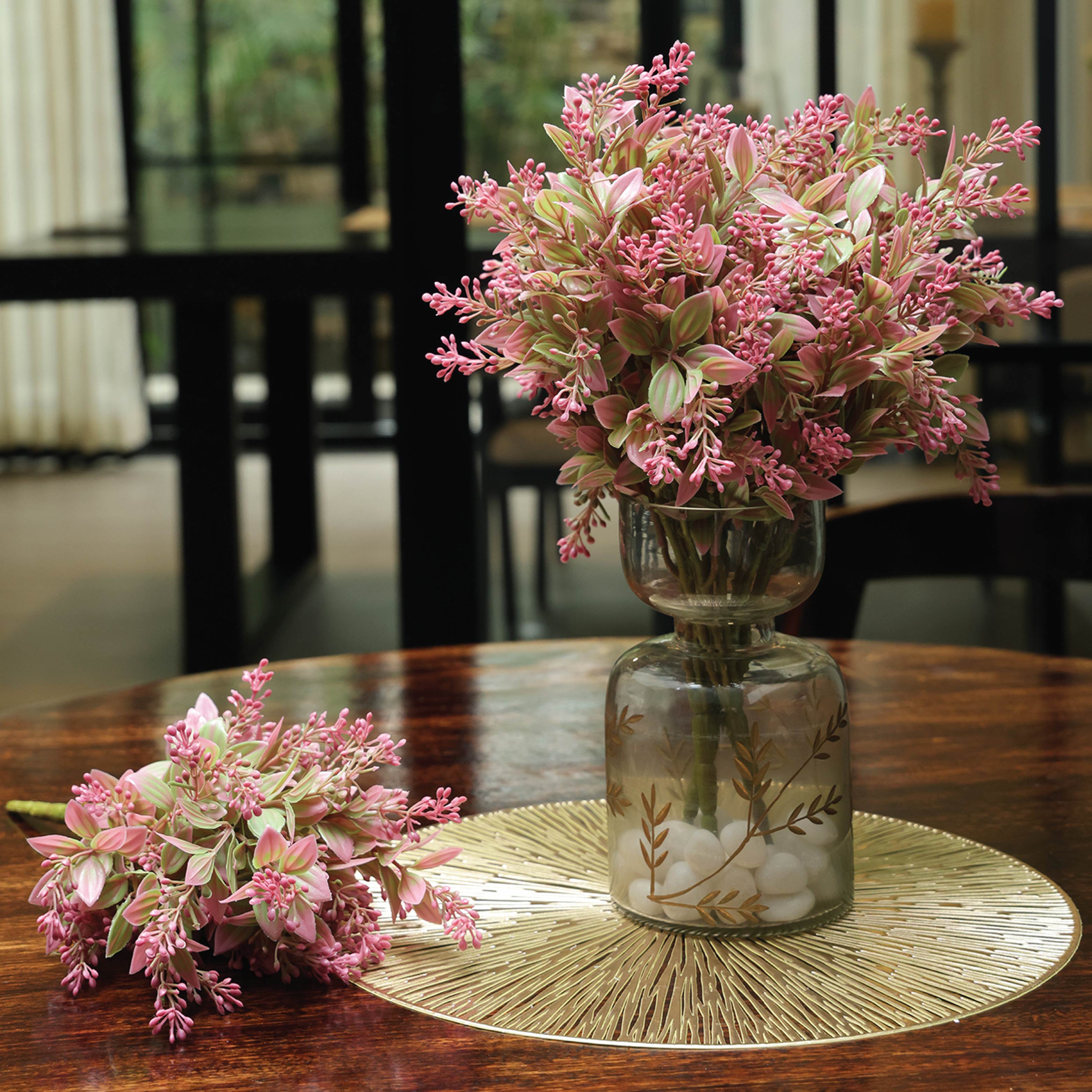 Sokai Buxus Style Decorative Flower Bunch - Set of 3