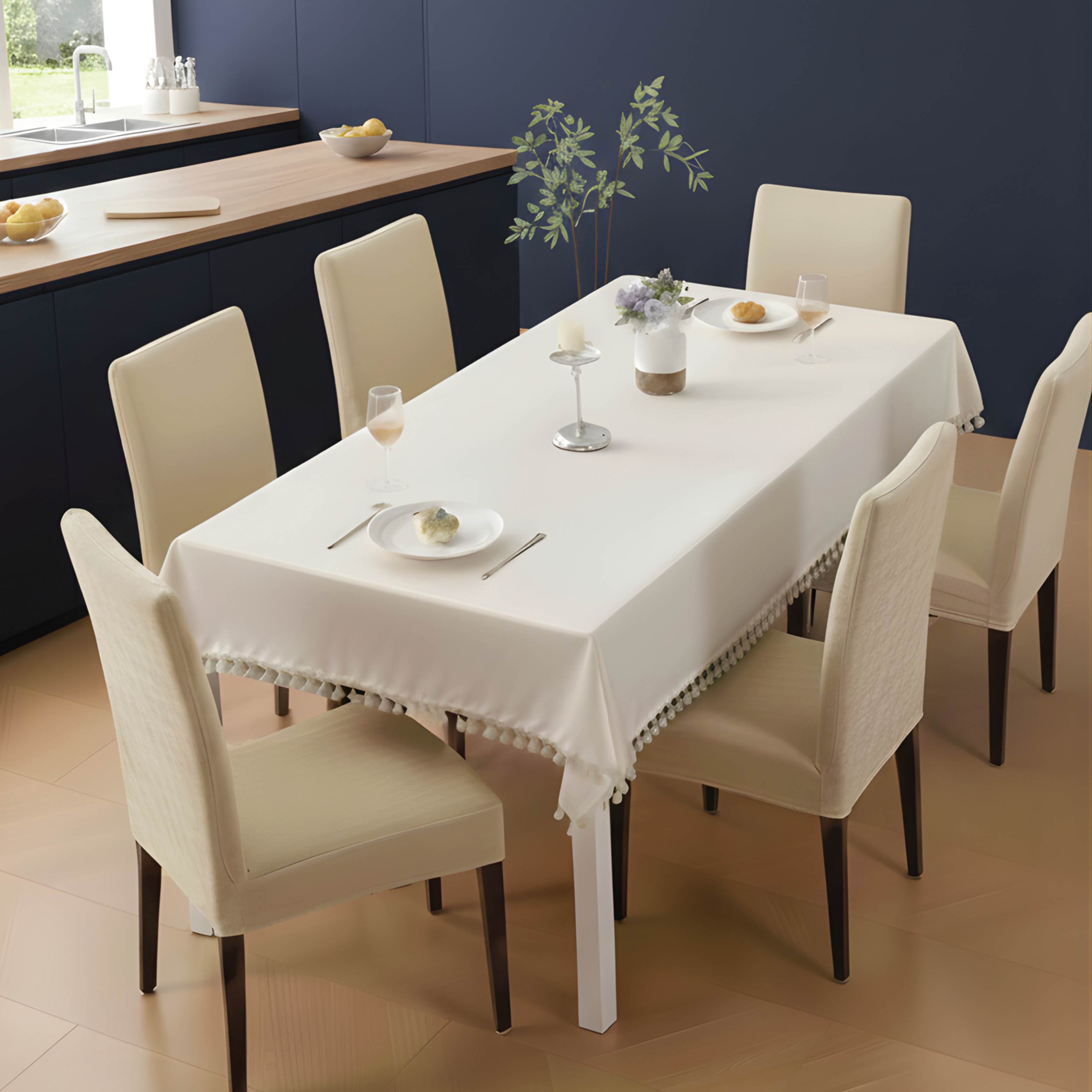 Velvet Stretchable Chair Cover