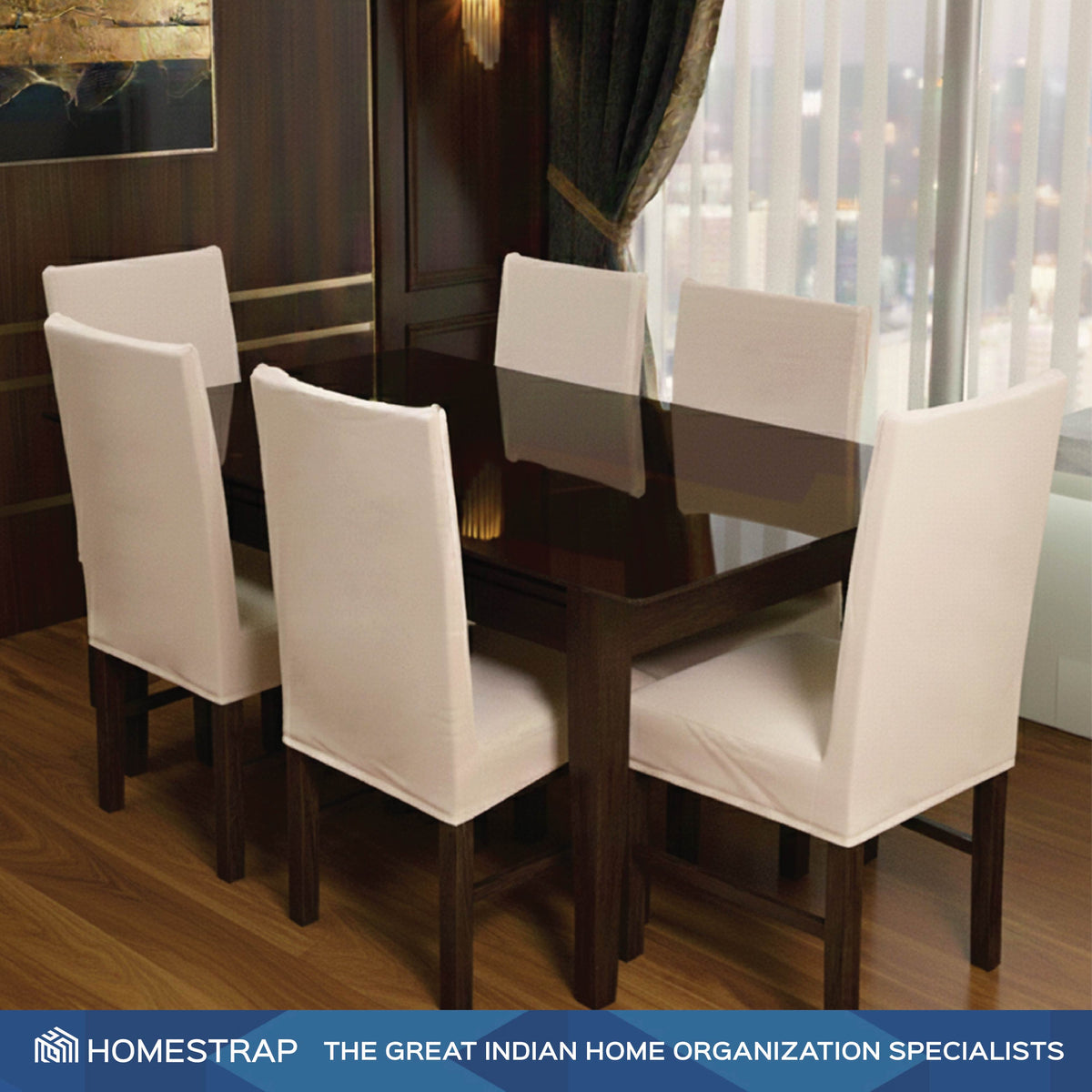 Velvet Stretchable Chair Cover - Homestrap