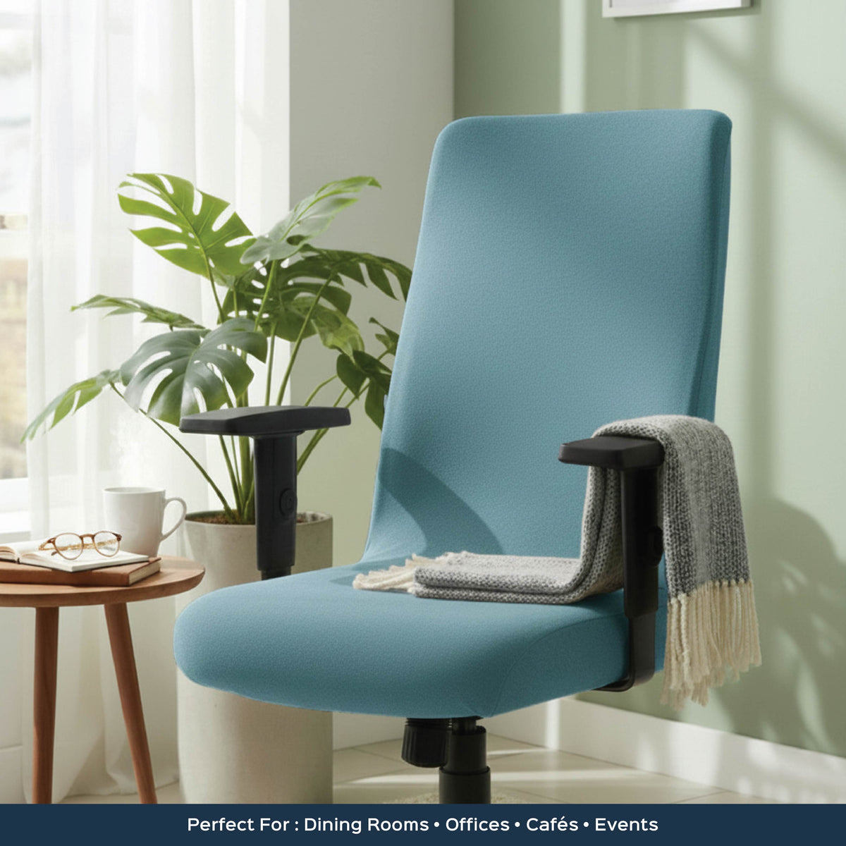 Velvet Stretchable Chair Cover - Homestrap