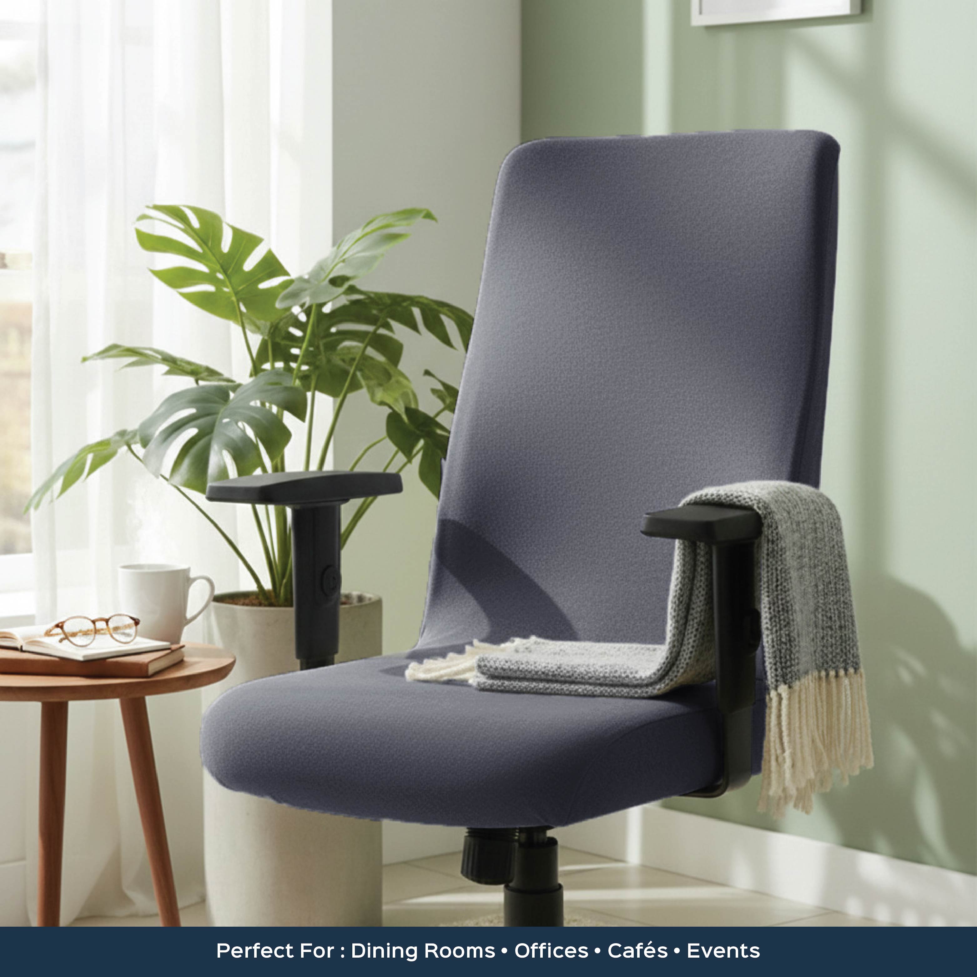 Velvet Stretchable Chair Cover